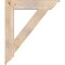 Ekena Millwork Traditional Traditional Smooth Bracket, Douglas Fir, 5 1/2"W x 34"D x 40"H BKT06X34X40TRA01SDF - alternate 2